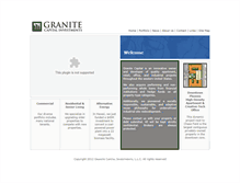 Tablet Screenshot of graniteci.com